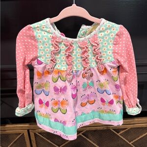 Matilda Jane Pink and Green Butterfly Set
